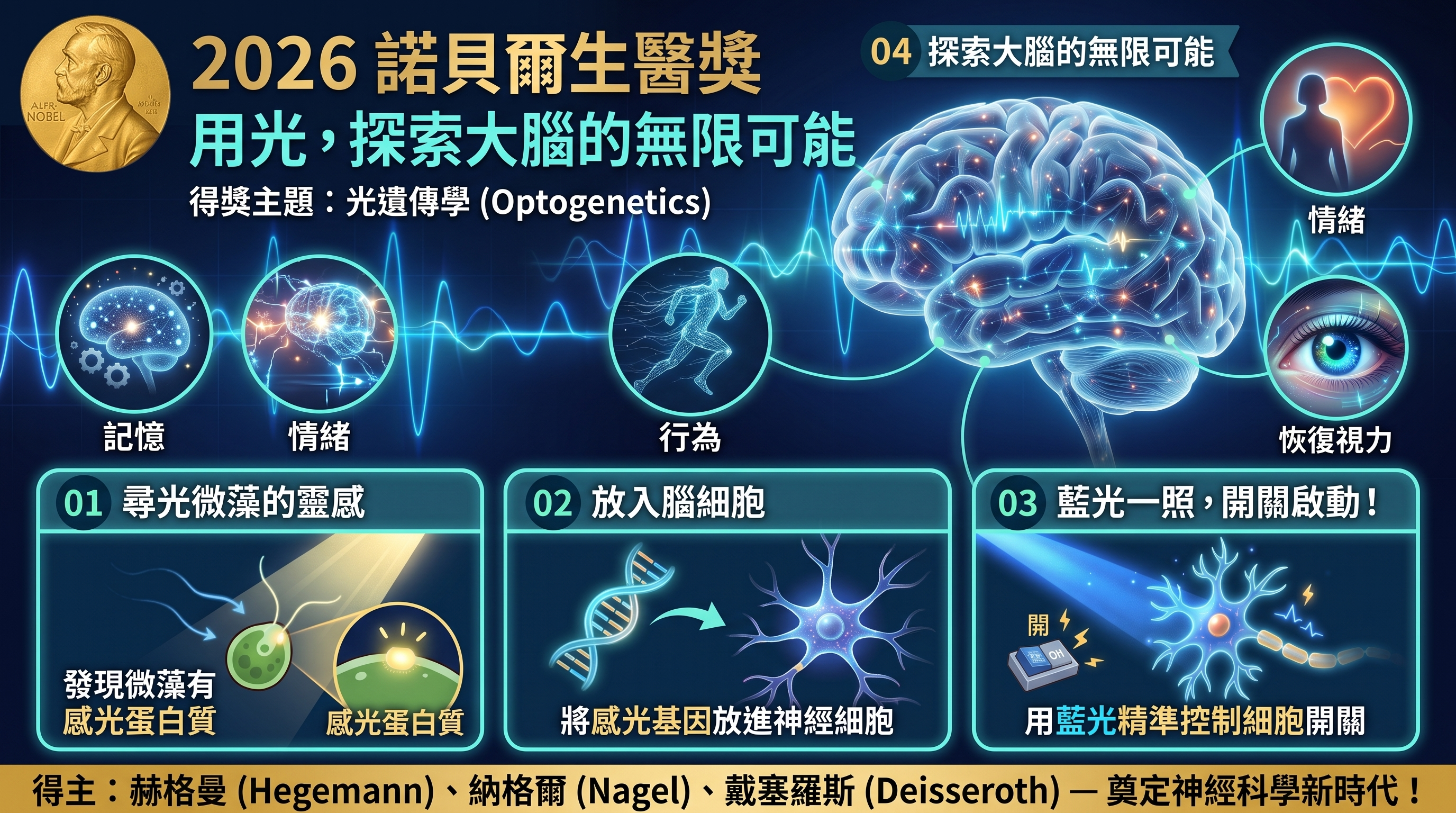 用光，探索大腦的無限可能
