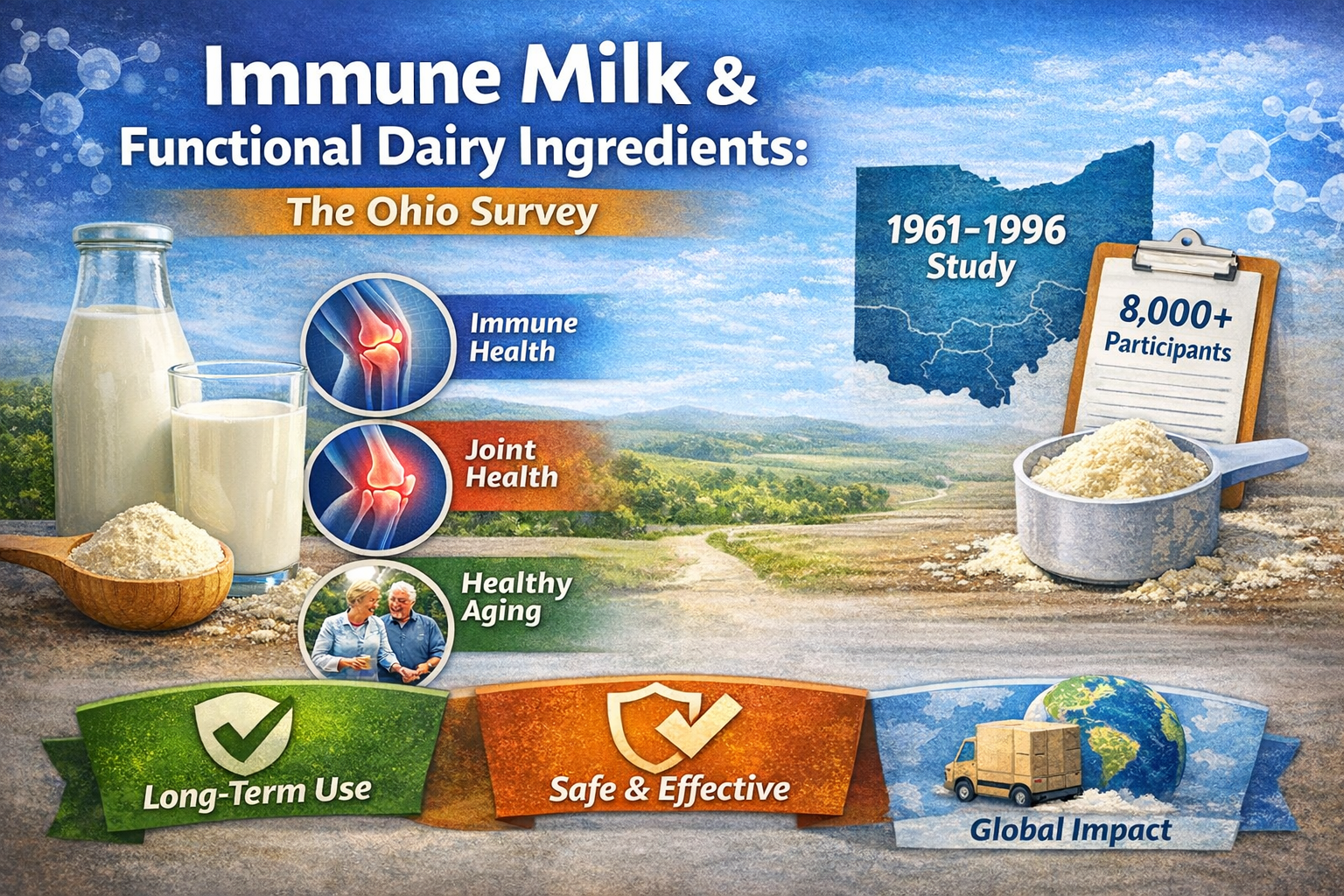 Immune Milk & Functional Dairy Ingredients: The Ohio Survey Foundation for Next-Generation Nutrition