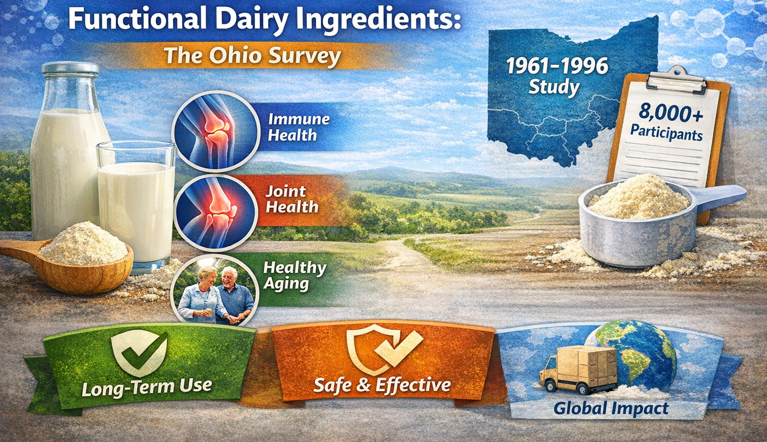 功能性乳制品原料：Ohio Survey 奠定下一代营养基础
