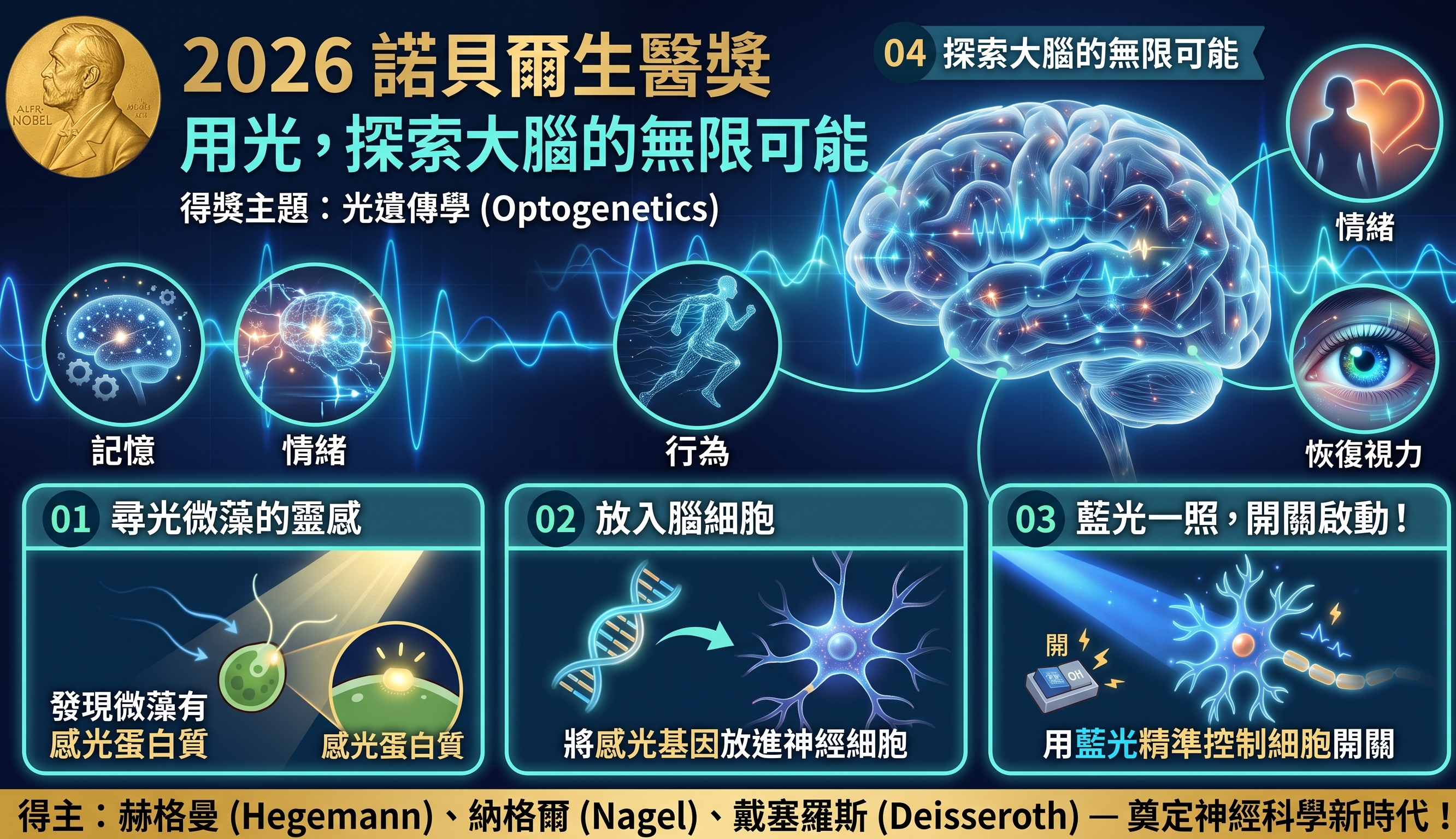 用光，探索大腦的無限可能
